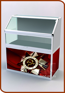 витрина напольная 2